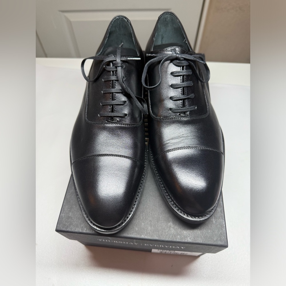 Thursday Boot Company Men’s Black Chairman Oxford Derby Dress Shoes